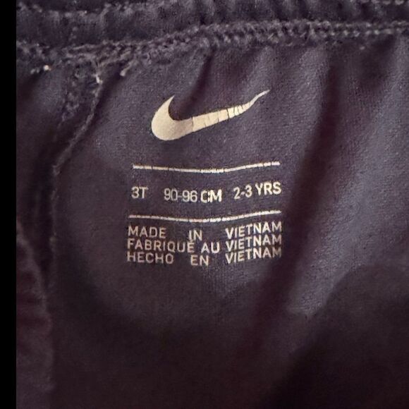 Nike Toddler Blue Elastic Waist Pockets Dri-Fit Logo Pull On Athletic Shorts 3T - Picture 3 of 3